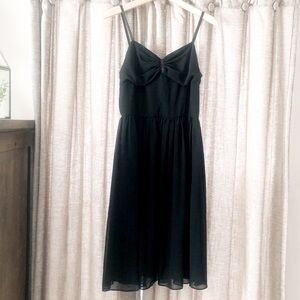 Arden B Y2K Black Cinched Bust Spaghetti Strap Cocktail Dress Size 8